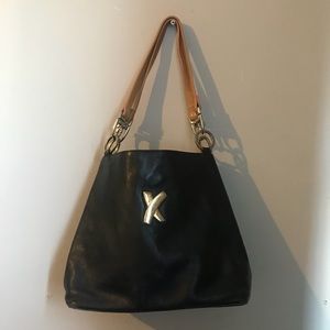 Palsha Picasso Black Leather Bag